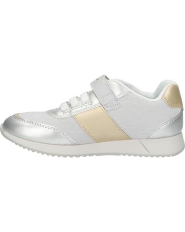 Zapatillas casual para niña GEOX  de  J166FA 010AJ J JENSEA  C1W2U SILVER-PLATINUM
