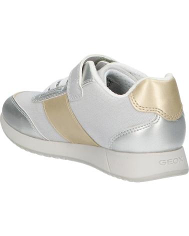 Zapatillas casual para niña GEOX  de  J166FA 010AJ J JENSEA  C1W2U SILVER-PLATINUM