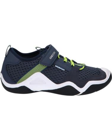 Sportivo GEOX  per Bambino J3530A 01450 JR WADER  C0749 NAVY-LIME
