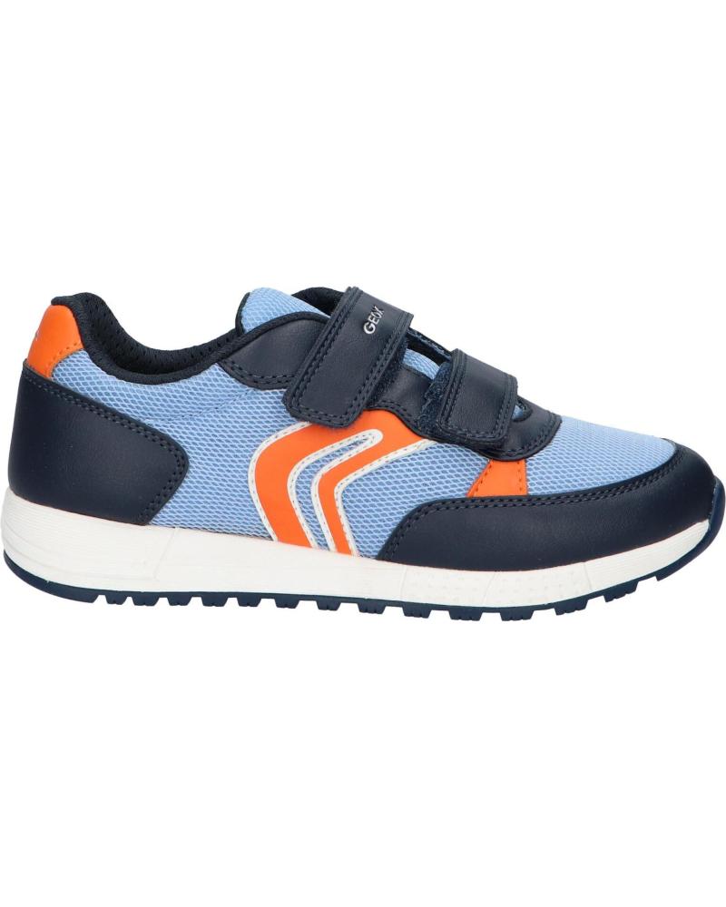 Sportivo GEOX  per Bambino J459EC 01454 J ALBEN  C0573 LT BLUE-ORANGE