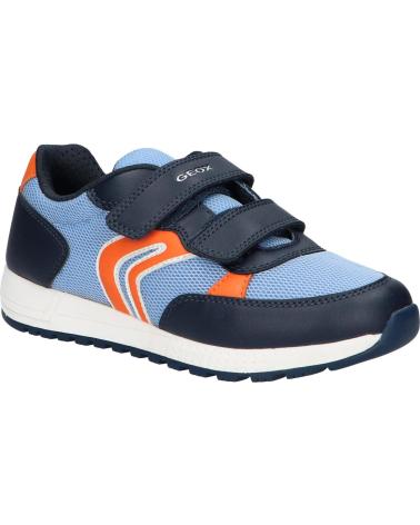 Sportivo GEOX  per Bambino J459EC 01454 J ALBEN  C0573 LT BLUE-ORANGE