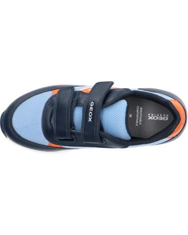 Sportivo GEOX  per Bambino J459EC 01454 J ALBEN  C0573 LT BLUE-ORANGE