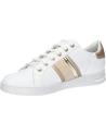  Casual sneakers for women GEOX D361BE 085NF D JAYSEN  C1327 WHITE-LT GOLD