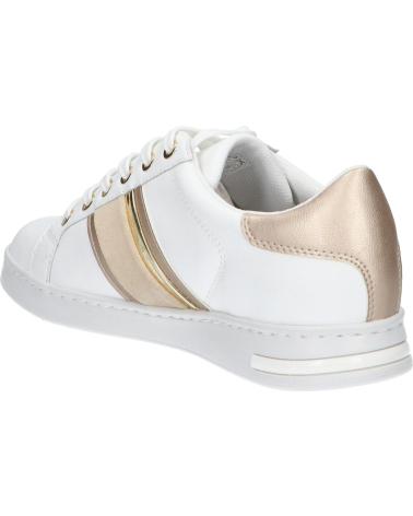  Casual sneakers for women GEOX D361BE 085NF D JAYSEN  C1327 WHITE-LT GOLD