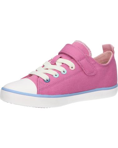 Zapatillas casual para niña GEOX  de  J454NA 00010 J GISLI  C8006 DK PINK