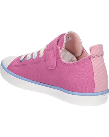 Zapatillas casual para niña GEOX  de  J454NA 00010 J GISLI  C8006 DK PINK