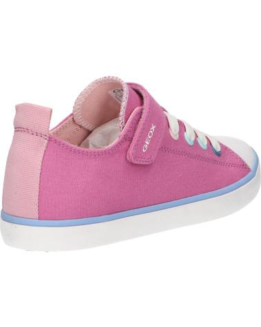Zapatillas casual para niña GEOX  de  J454NA 00010 J GISLI  C8006 DK PINK