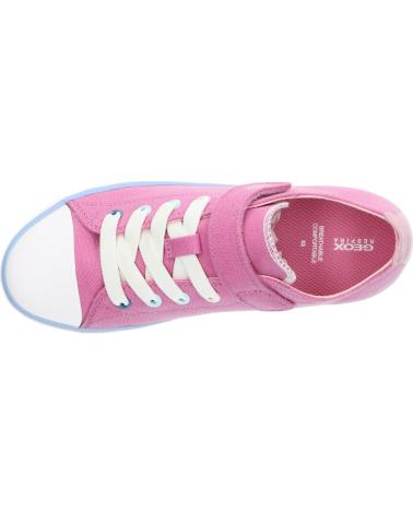 Zapatillas casual para niña GEOX  de  J454NA 00010 J GISLI  C8006 DK PINK