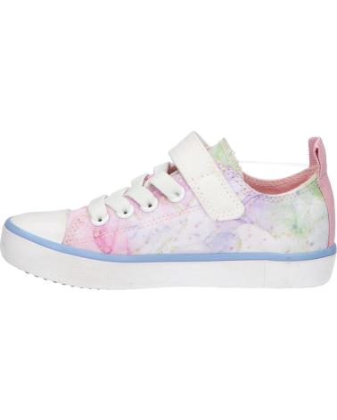 Zapatillas casual para niña GEOX  de  J454NA 000AN J GISLI  C0406 WHITE-PINK