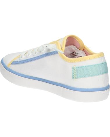 Deportivas GEOX  de Niña J454NF 00010 J GISLI  C1372 WHITE-LT YELLOW