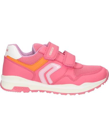 girl Trainers GEOX J458CA 0BC14 J PAVEL  C7Q8T LT CORAL-LT PINK