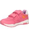  Casual sneakers for girl GEOX J458CA 0BC14 J PAVEL  C7Q8T LT CORAL-LT PINK