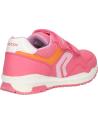  Casual sneakers for girl GEOX J458CA 0BC14 J PAVEL  C7Q8T LT CORAL-LT PINK
