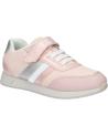  Casual sneakers for girl GEOX J166FA 010AJ J JENSEA  C8W1Z LT ROSE-WHITE