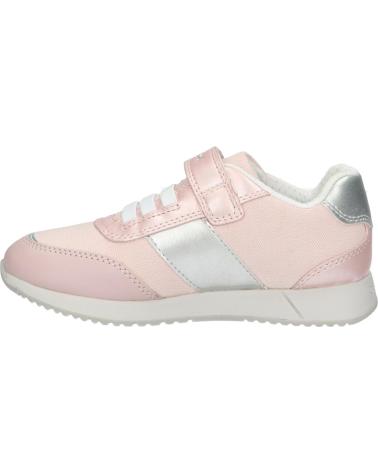  Casual sneakers for girl GEOX J166FA 010AJ J JENSEA  C8W1Z LT ROSE-WHITE