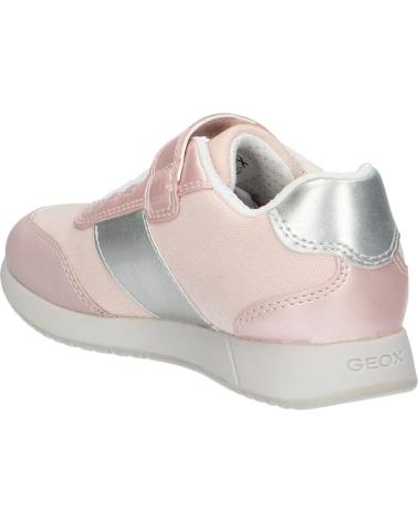  Casual sneakers for girl GEOX J166FA 010AJ J JENSEA  C8W1Z LT ROSE-WHITE
