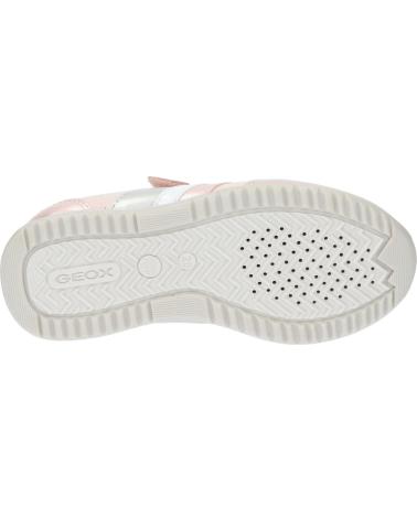  Casual sneakers for girl GEOX J166FA 010AJ J JENSEA  C8W1Z LT ROSE-WHITE