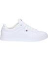 Deportivas TOMMY HILFIGER  de Hombre FM0FM05317 ICON COURT LTH FLAG ESS  YBS WHITE