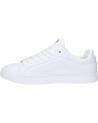 Zapatillas casual para hombre TOMMY HILFIGER  de  FM0FM05317 ICON COURT LTH FLAG ESS  YBS WHITE