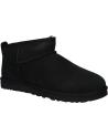 Man Mid boots UGG 1137391 CLASSIC ULTRA MINI  BLACK