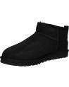 Man Mid boots UGG 1137391 CLASSIC ULTRA MINI  BLACK