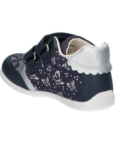  Casual sneakers for girl GEOX B251QA 0AW54 B ELTHAN  C0673 NAVY-SILVER