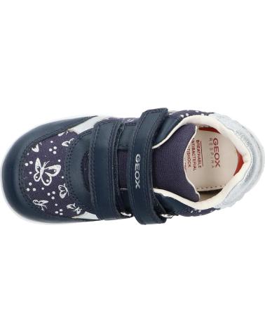  Casual sneakers for girl GEOX B251QA 0AW54 B ELTHAN  C0673 NAVY-SILVER