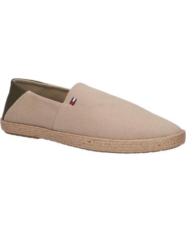  Casual sneakers for men TOMMY HILFIGER FM0FM05353 ESPADRILLE CORE  AEG BEIGE