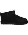 Man Mid boots UGG 1137391 CLASSIC ULTRA MINI  BLACK