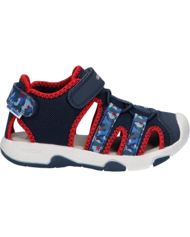 boy Sandals GEOX B450FB 014CE B SANDAL MULTY  C0735 NAVY-RED
