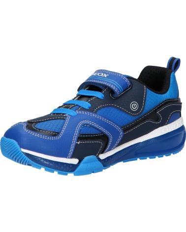  Casual shoes for boy GEOX J16FEA 0CEFU J BAYONYC  C4255 ROYAL-LT BLUE