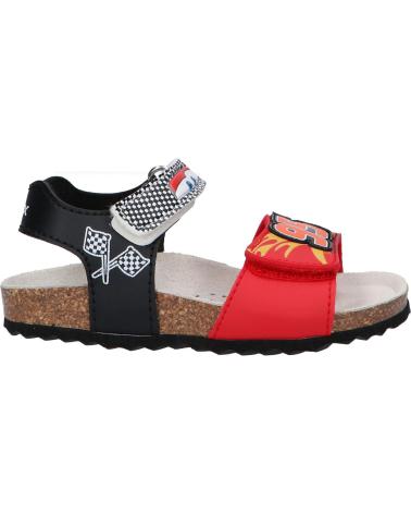boy Sandals GEOX B152QC 000BC B SANDAL CHALKI  C0020 RED-BLACK
