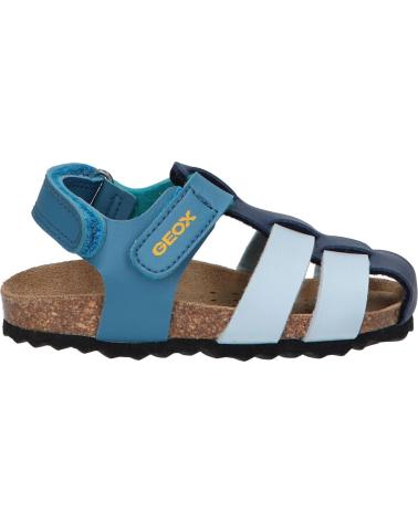 boy Sandals GEOX B452QA 000BC B SANDAL CHALKI  C4186 OCTANE-NAVY