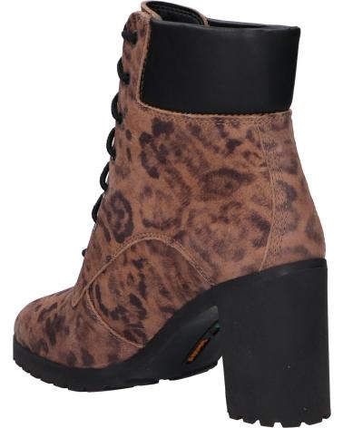 Woman Mid boots TIMBERLAND TB0A425QDE51 ALLINGTON 6IN LACE UP  BROWNIE-BROWN LEOPARD