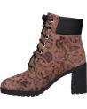 Bottines TIMBERLAND  pour Femme TB0A425QDE51 ALLINGTON 6IN LACE UP  BROWNIE-BROWN LEOPARD