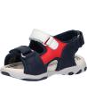  Dress sandals for boy GEOX B4559A 08515 B SANDAL FLAFFEE  C0735 NAVY-RED