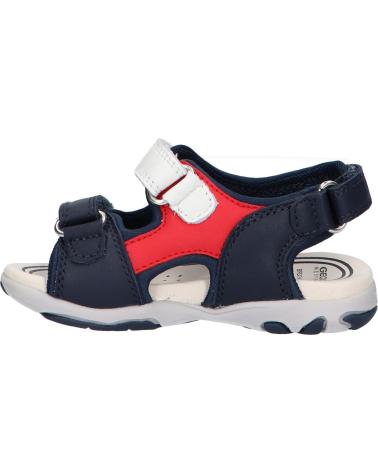  Dress sandals for boy GEOX B4559A 08515 B SANDAL FLAFFEE  C0735 NAVY-RED