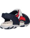 Dress sandals for boy GEOX B4559A 08515 B SANDAL FLAFFEE  C0735 NAVY-RED