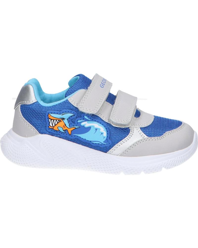 Sportivo GEOX  per Bambino B454UA 01454 B SPRINTYE  CK41L ROYAL-LT GREY