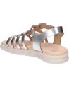girl Sandals GEOX J35GSB 000CF J SANDAL SOLEIMA GIR  C1007 SILVER