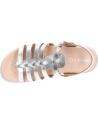 girl Sandals GEOX J35GSB 000CF J SANDAL SOLEIMA GIR  C1007 SILVER