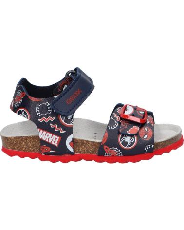 boy Sandals GEOX B922QA 0006A B SANDAL CHALKI  C4244 NAVY-DK RED