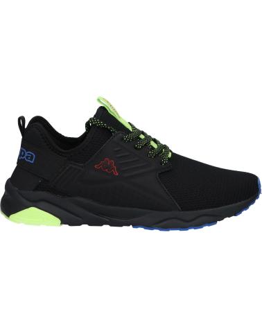 Deportivas KAPPA  de Mujer y Niña y Niño 35156HW SAN PUERTO LACE JR  A7E - BLACK-BLUE ROYAL-RED