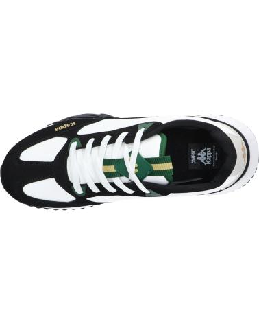 Zapatillas casual para hombre KAPPA  de  351P8PW AUTHENTIC ARKLOW  A0W - WHITE-BLACK-GREEN EDEN