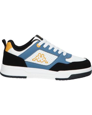 Zapatillas casual para mujer KAPPA de y y 371U8HW LOGO MANIS KID A0W - WHITE-BLUE COPEN