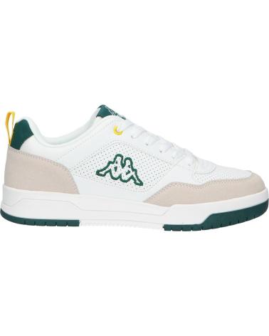 Casual sneakers for men KAPPA 381V3EW LOGO MANIS A0U - WHITE-GREEN DK