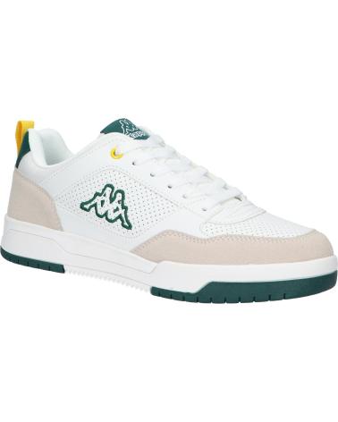  Casual sneakers for men KAPPA 381V3EW LOGO MANIS  A0U - WHITE-GREEN DK