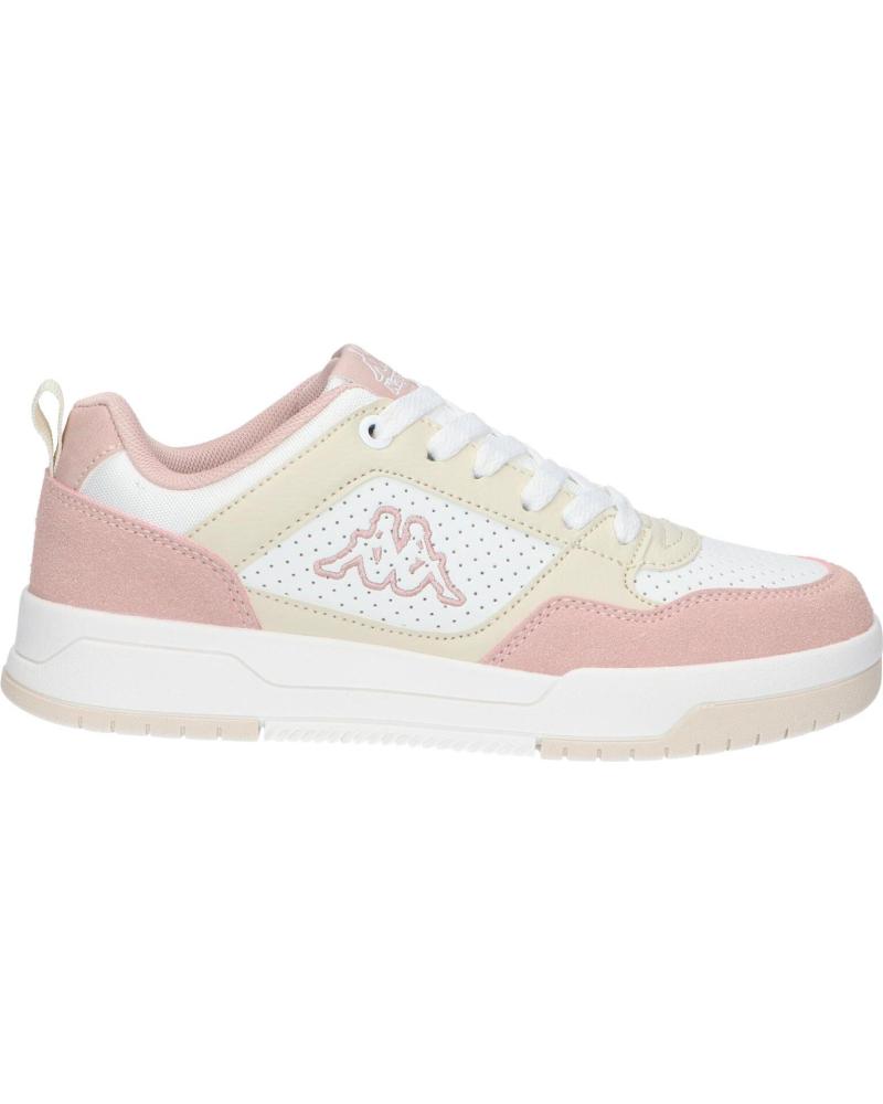 Scarpe da ginnastica casual da donna KAPPA  per  381V3FW LOGO MANISW  A0P - WHITE-PINK SMOKE