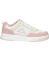 Scarpe da ginnastica casual da donna KAPPA  per  381V3FW LOGO MANISW  A0P - WHITE-PINK SMOKE