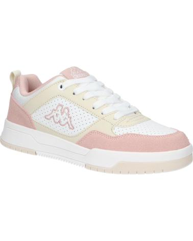 Scarpe da ginnastica casual da donna KAPPA  per  381V3FW LOGO MANISW  A0P - WHITE-PINK SMOKE
